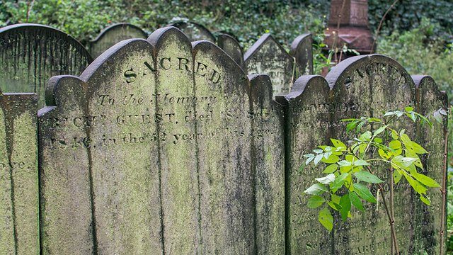 Name date gravestone