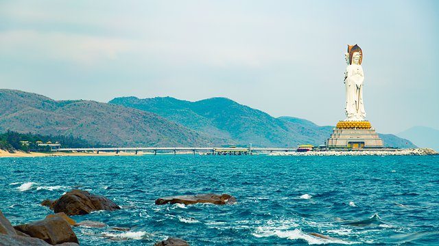 Guanyin nanshan seascape