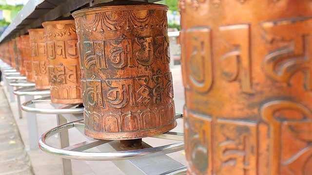 Prayer wheels