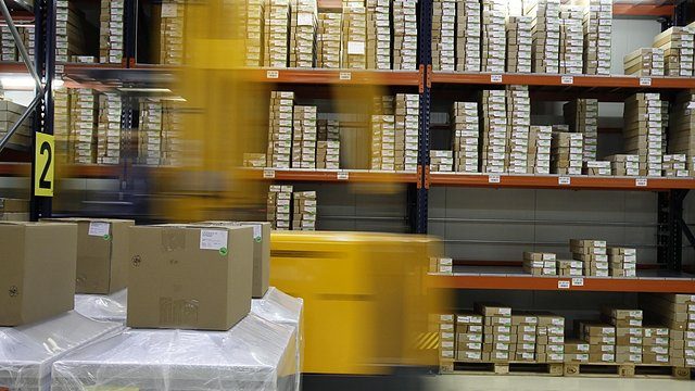 Warehouse forklift