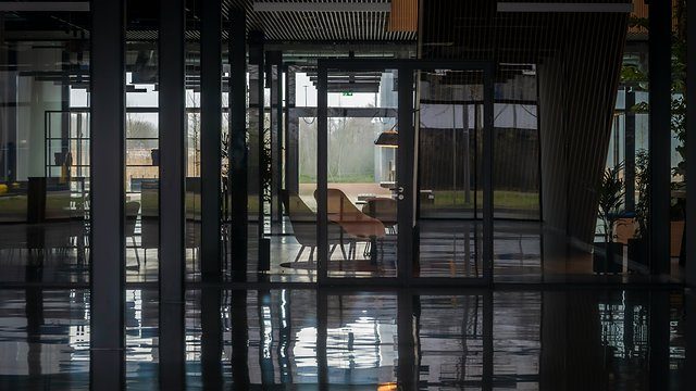 Empty corporate office