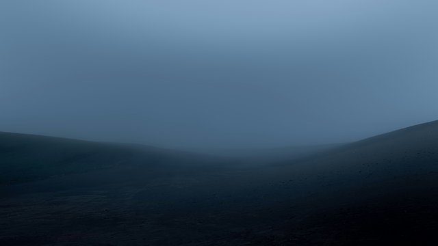 Fog hill abstract minimal