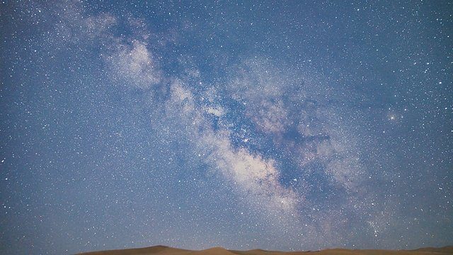 Milky way desert dune
